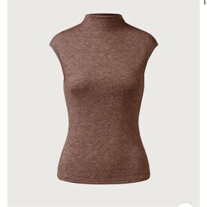 026 NWT OGL CashSoft Mockneck Cap Sleeve Tank Size L